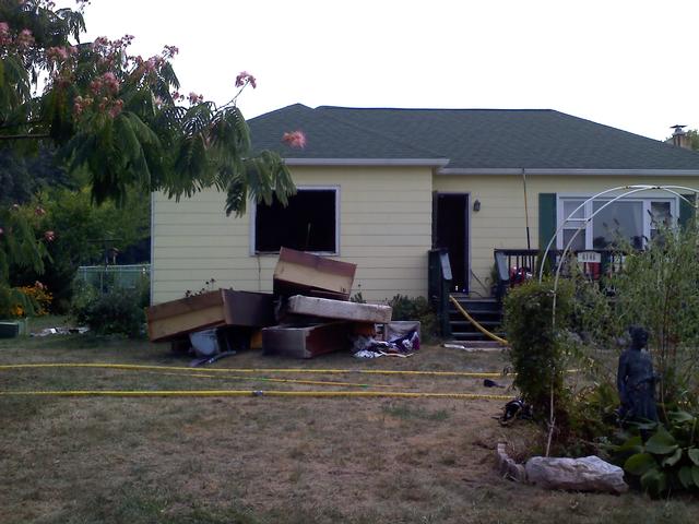 House fire on Baptist Rd. Taneytown's area (Station 5).