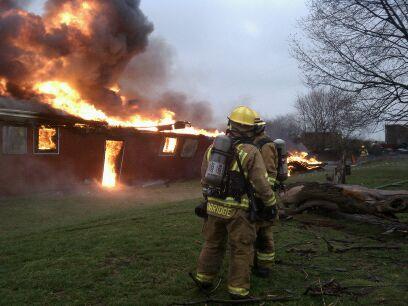 Barn Fire, Bucher John Rd.