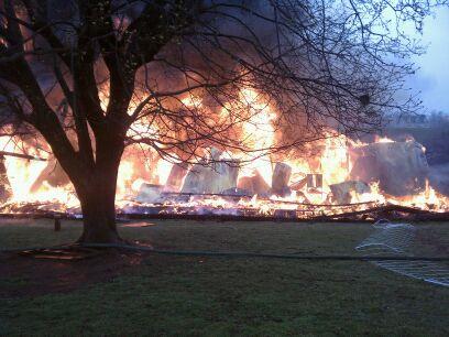 Barn Fire, Bucher John Rd.