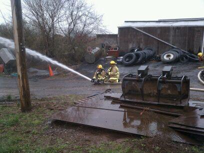 Barn Fire, Bucher John Rd.