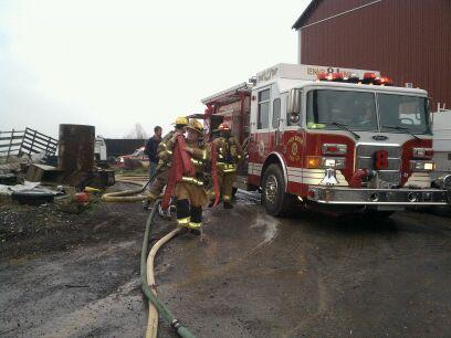 Barn Fire, Bucher John Rd.