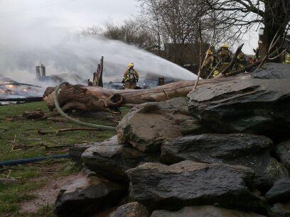 Barn Fire, Bucher John Rd.