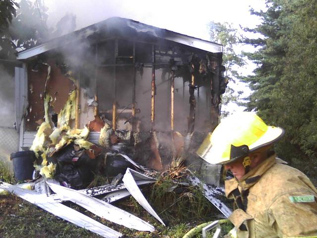 Initially reported as 'children trapped', this fire on Keymar Rd. in Frederick County, lead to the injury of a firefighter caught in a 'flashover'. You can read about the story in 'Firehouse' Magazine (Close Calls).